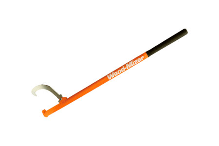 Move & Chainsaw Timber RightHand Timberjack Log Lifter Fits 3-15” Diameter Logs Steel Body Grip Handle Heavy-Duty Logging Tool Helps You Lift Adjustable Hook & Hardware Kit Lumber & Firewood 