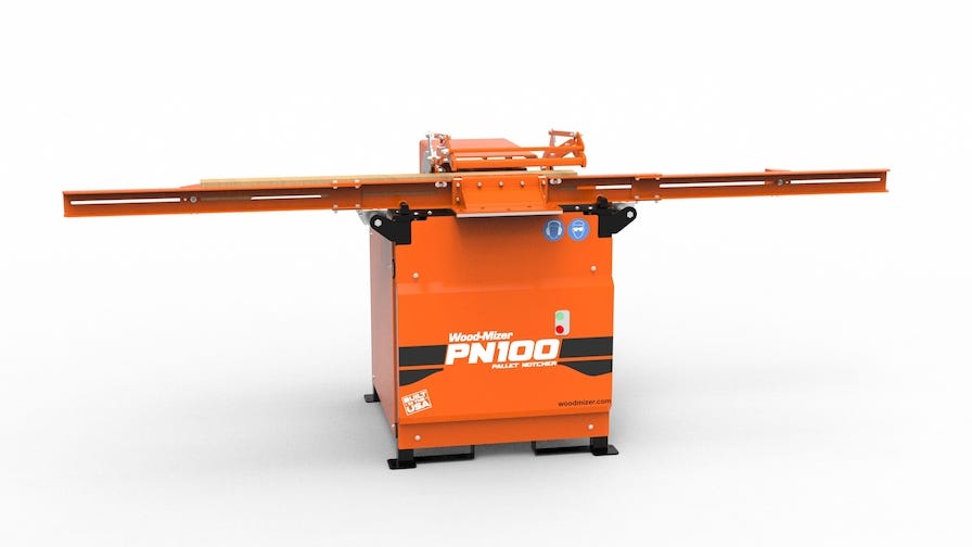 The Wood-Mizer PN100 Pallet Notcher starts at an affordable price of $11,495 USD.